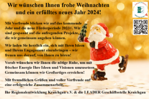 Mehr über den Artikel erfahren Weihnachts- und Neujahrsgrüße