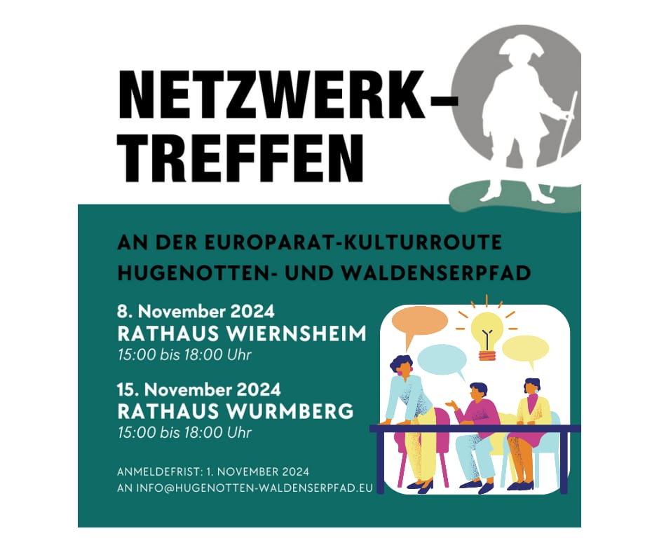 Mehr über den Artikel erfahren Netzwerktreffen am Hugenotten- und Waldenserpfad