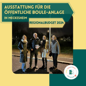 Mehr über den Artikel erfahren Rückblick auf die Einweihung der Boule-Anlage in Meckesheim