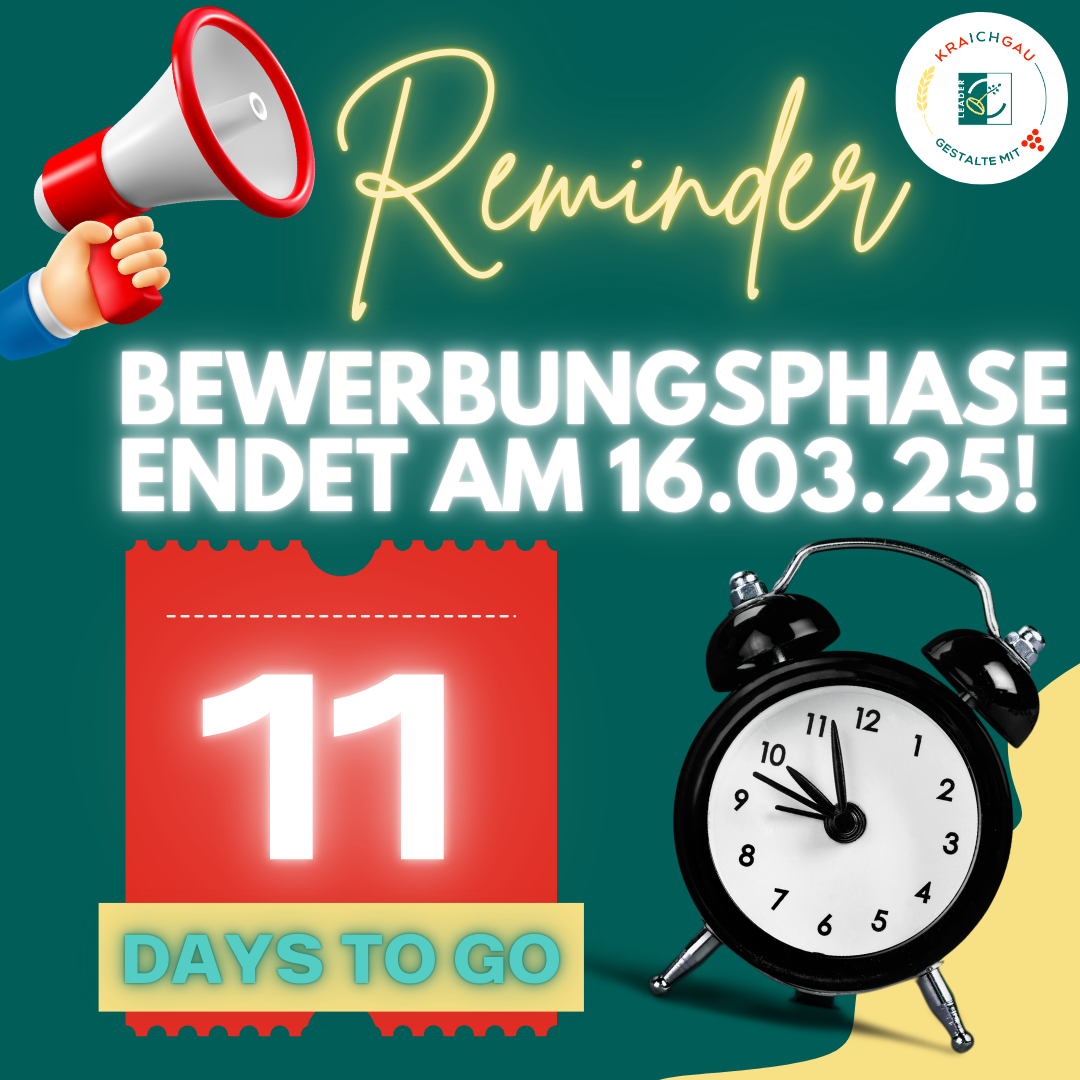 Mehr über den Artikel erfahren Die Bewerbungsfrist endet am 16. März 2025!