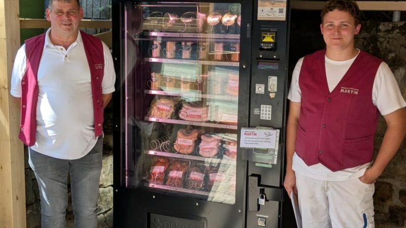 Verkaufsautomat für Fleischwaren Oberderdingen