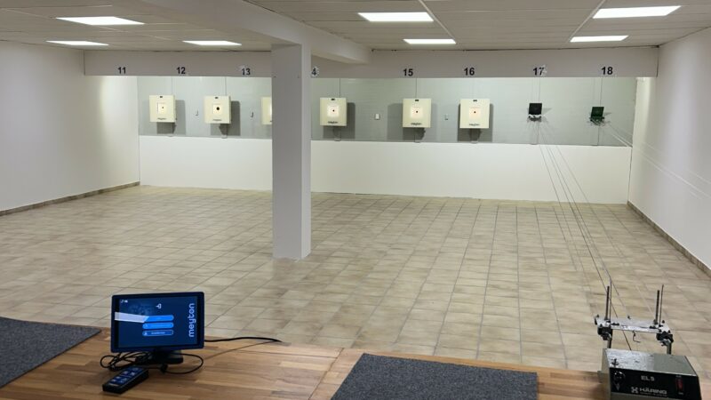 Umbau Luftgewehrhalle Reihen