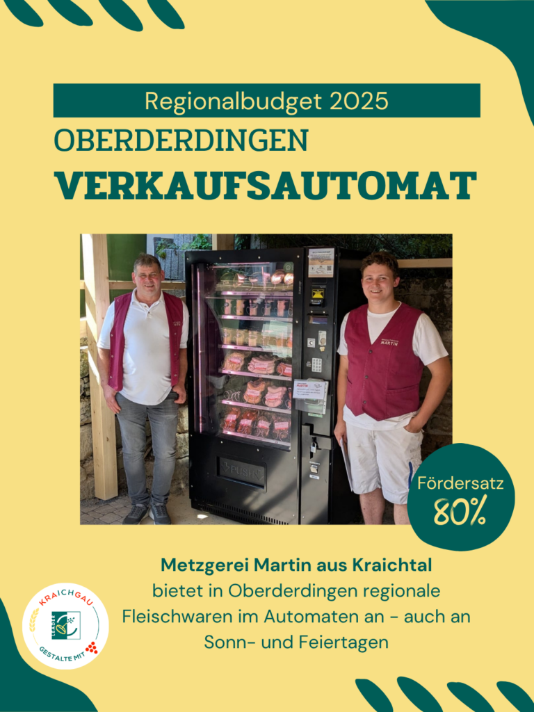 Oberderdingen: Verkaufsautomat für Fleischwaren - Regionalbudget Projekt 2025