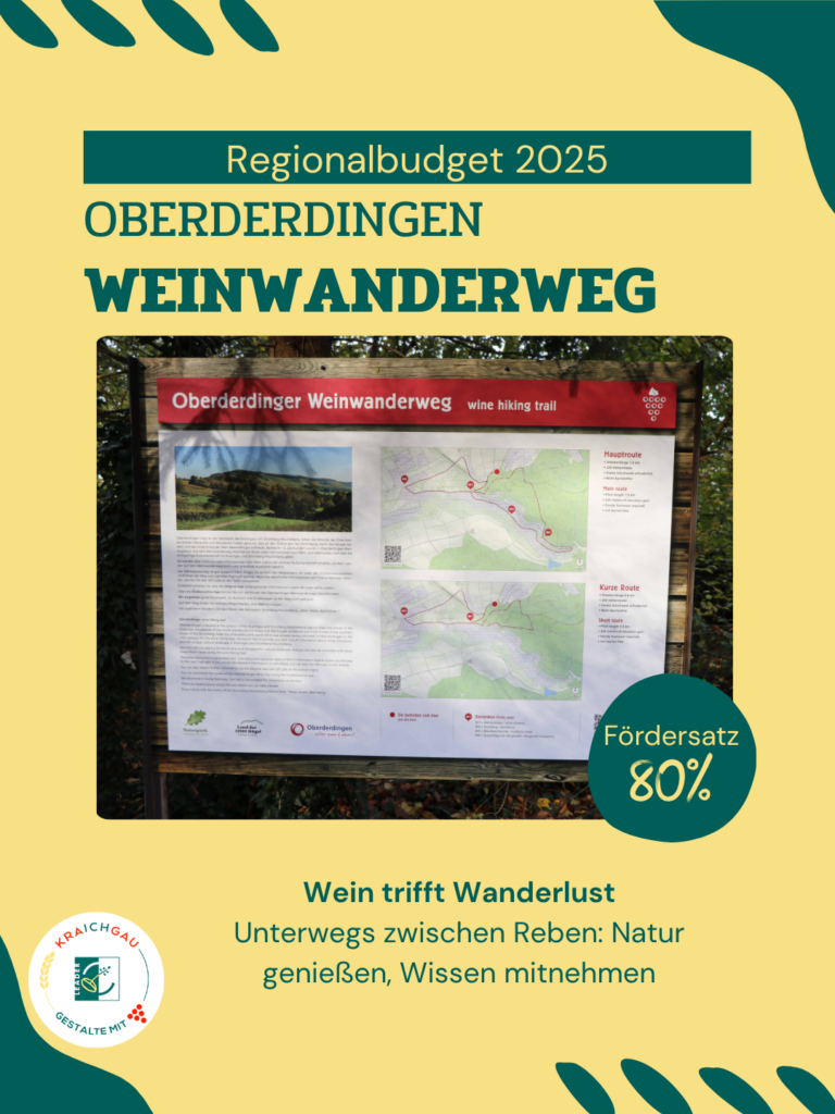 Oberderdingen: Weinwanderweg - Regionalbudget Projekt 2025