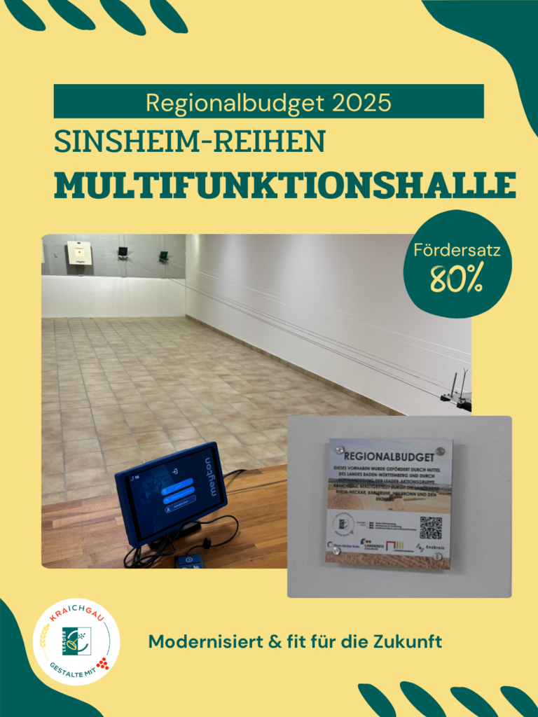 Sinsheim-Reihen: Umbau einer Luftgewehrhalle in eine Multifunktionshalle - Regionalbudget Projekt 2025