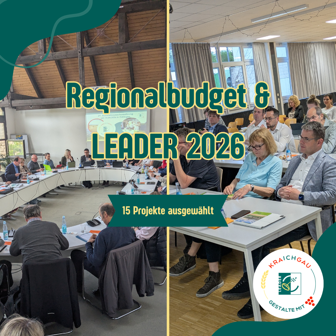 Du betrachtest gerade 15 neue Projekte für den Kraichgau: LEADER und Regionalbudget setzen Impulse