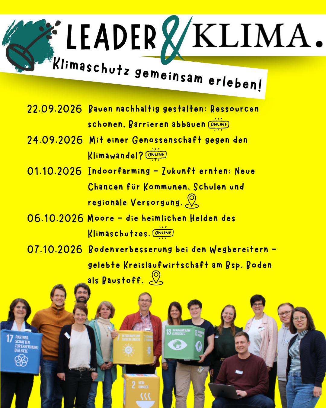 Du betrachtest gerade LEADER & Klima: Klimaschutz gemeinsam erleben